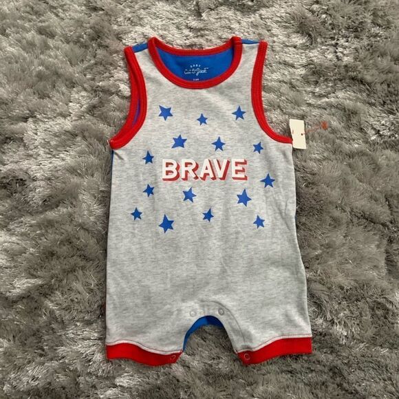 🏷️ 5 for $25 - 4TH Of July Brave Romper - Picture 1 of 4